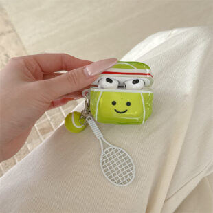 Green Tennis Ball AirPods Case