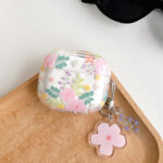 Pastel Floral Clear AirPods Case