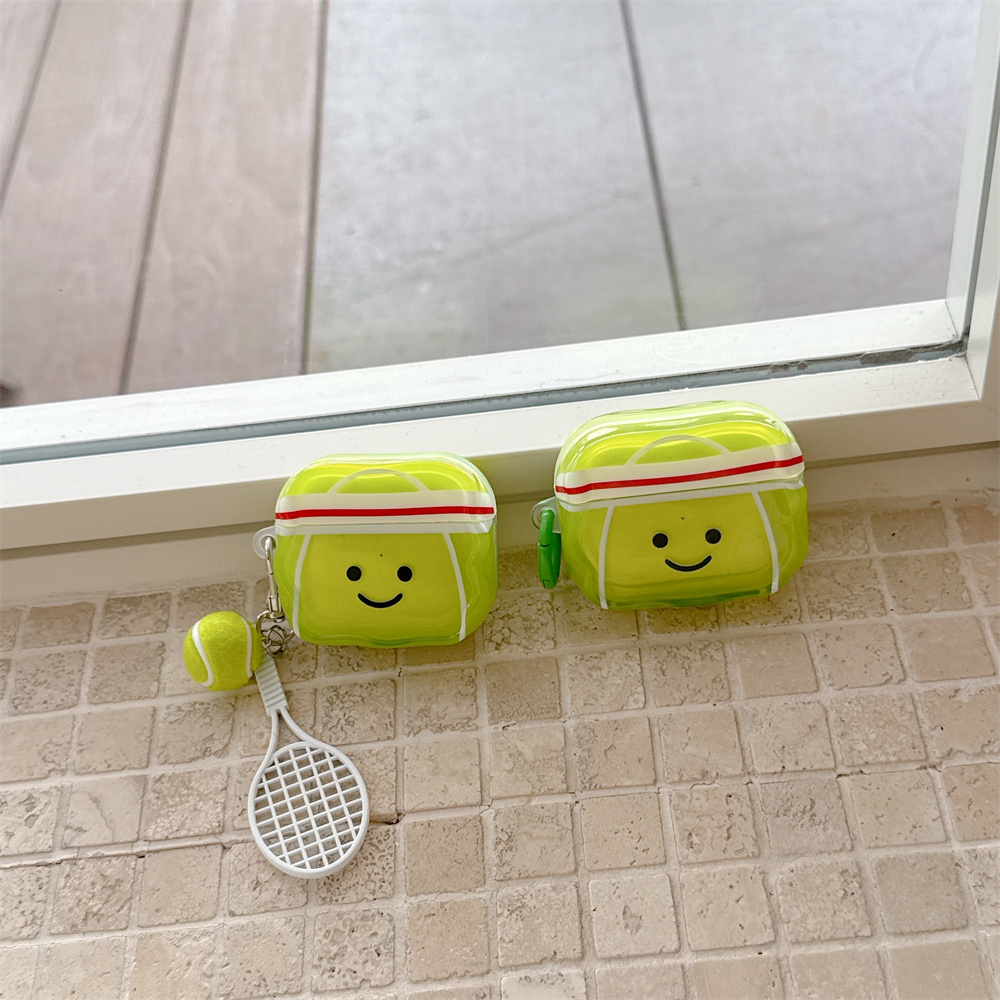 Green Tennis Ball AirPods Case - Image 3