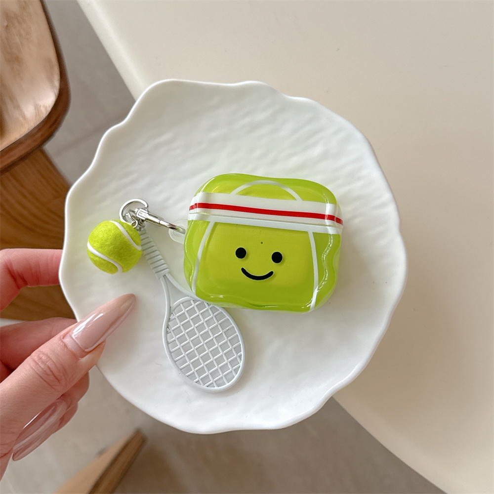 Green Tennis Ball AirPods Case - Image 2