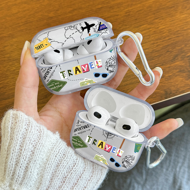 Travel Doodle AirPods Case
