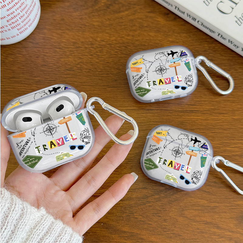 Travel Doodle AirPods Case - Image 3